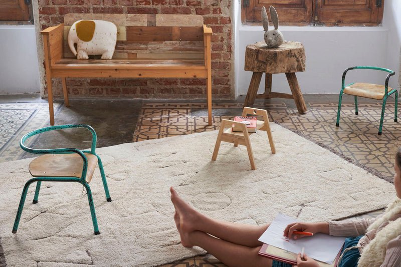 media image for rugcycled abc washable rug by lorena canals c ruc abc xs 30 258