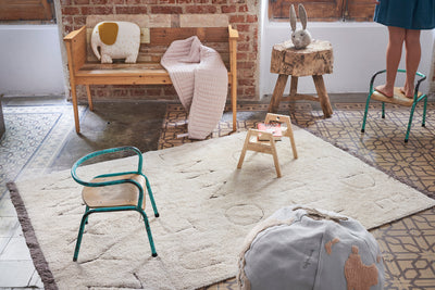 product image for rugcycled abc washable rug by lorena canals c ruc abc xs 31 96
