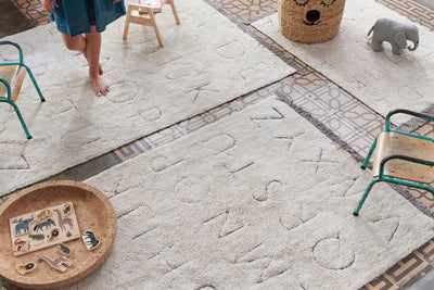 product image for rugcycled abc washable rug by lorena canals c ruc abc xs 18 55