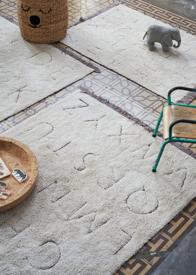 product image for rugcycled abc washable rug by lorena canals c ruc abc xs 8 67
