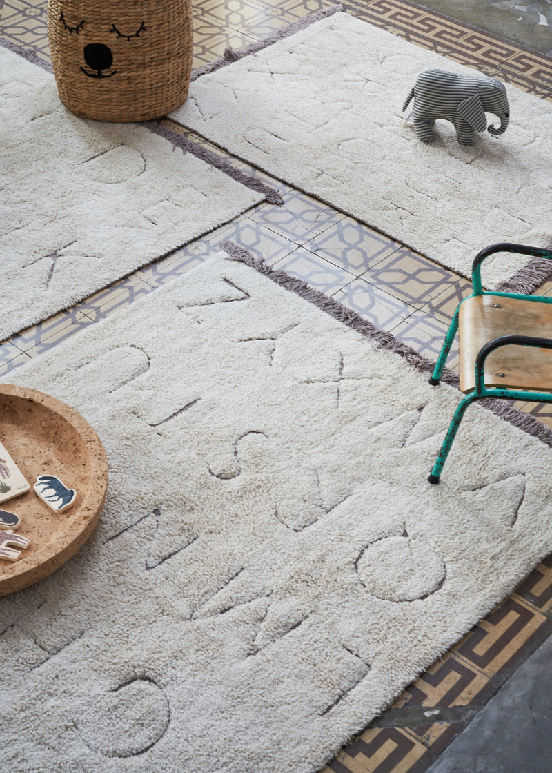 media image for rugcycled abc washable rug by lorena canals c ruc abc xs 8 264
