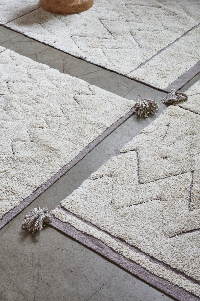 media image for rugcycled azteca washable rug by lorena canals c ruc azt xs 26 297
