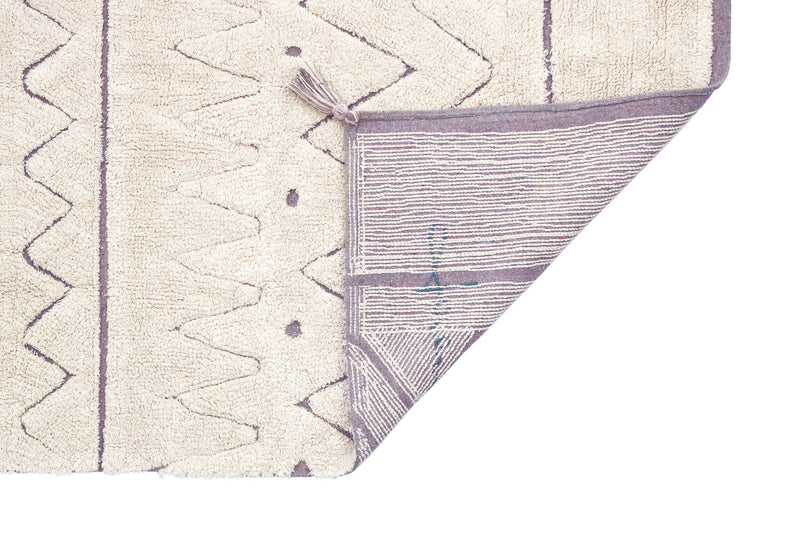 media image for rugcycled azteca washable rug by lorena canals c ruc azt xs 13 219