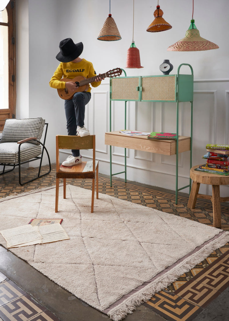 media image for rugcycled bereber washable rug by lorena canals c ruc ber xs 24 20