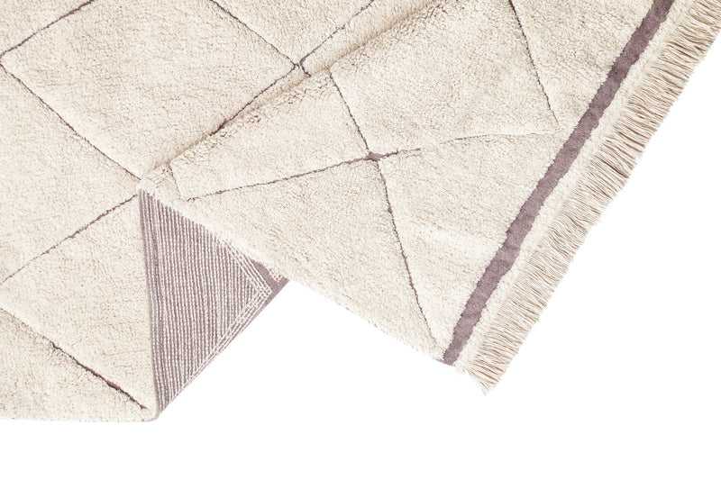media image for rugcycled bereber washable rug by lorena canals c ruc ber xs 14 261