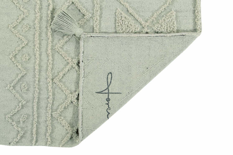 media image for tribu olive washable rug by lorena canals c tribu olv m 9 277