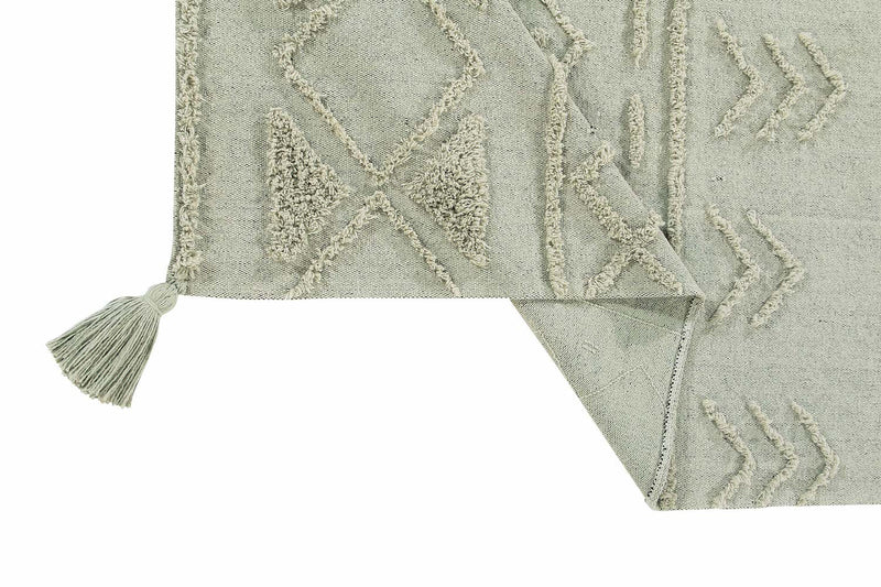 media image for tribu olive washable rug by lorena canals c tribu olv m 10 282