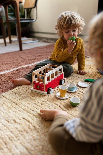 product image for reversible twin amber washable rug by lorena canals c twin amb xs 16 69
