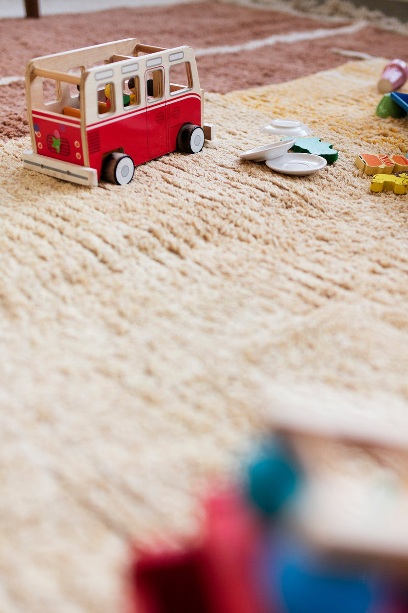 media image for reversible twin amber washable rug by lorena canals c twin amb xs 17 259