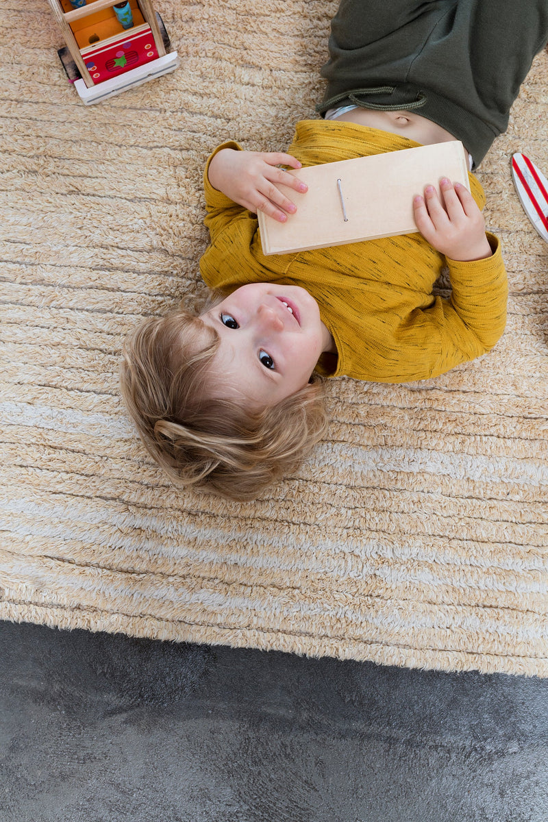 media image for reversible twin amber washable rug by lorena canals c twin amb xs 10 287