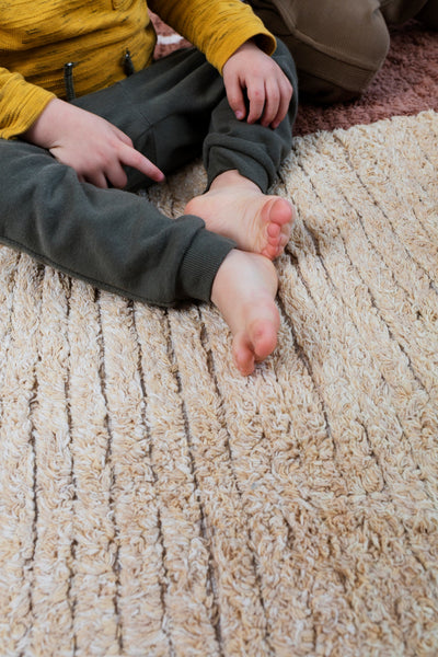 product image for reversible twin amber washable rug by lorena canals c twin amb xs 11 3