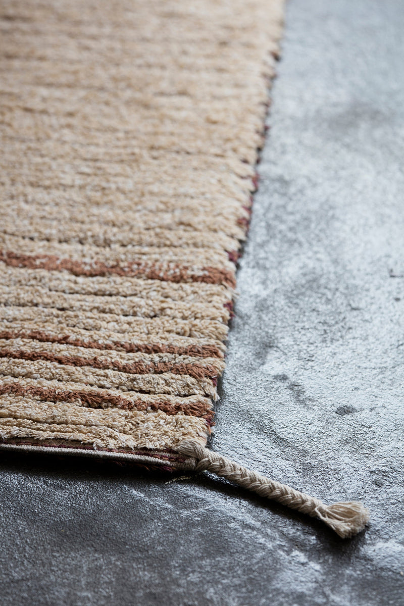 media image for reversible twin toffee washable rug by lorena canals c twin tof xs 25 235