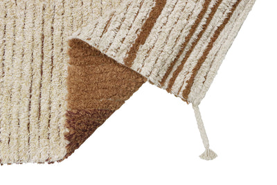 product image for reversible twin toffee washable rug by lorena canals c twin tof xs 9 54