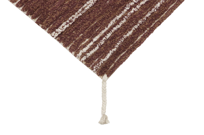 media image for reversible twin toffee washable rug by lorena canals c twin tof xs 1 234