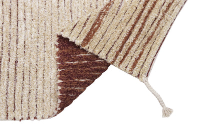 product image for reversible twin toffee washable rug by lorena canals c twin tof xs 3 58