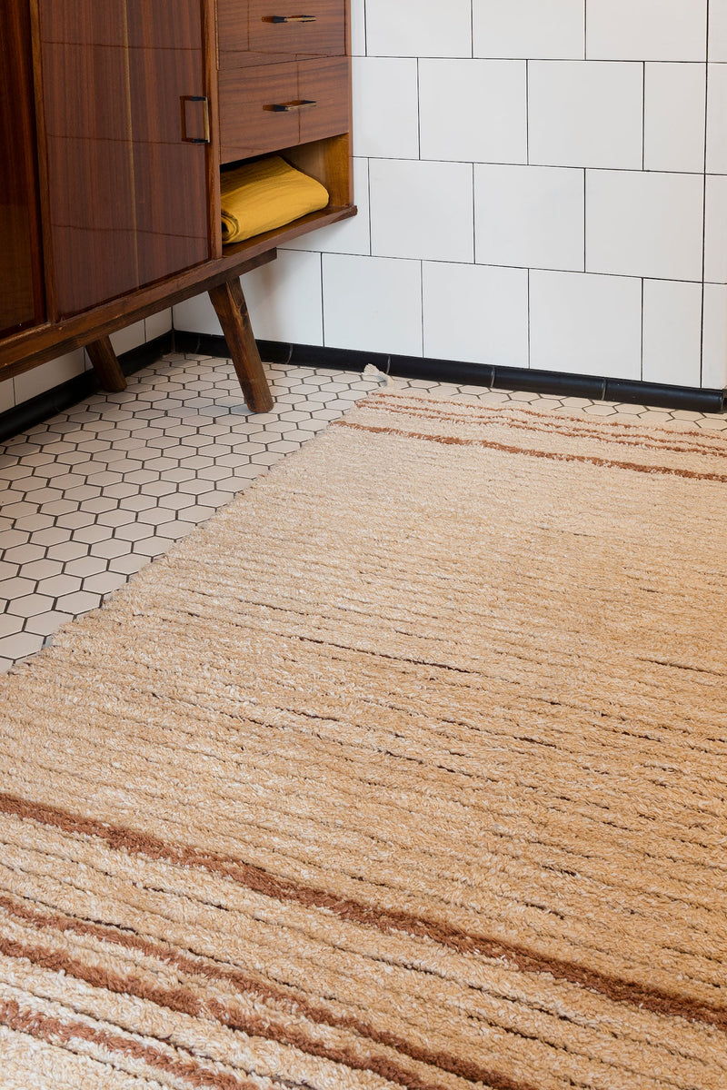 media image for reversible twin toffee washable rug by lorena canals c twin tof xs 5 257