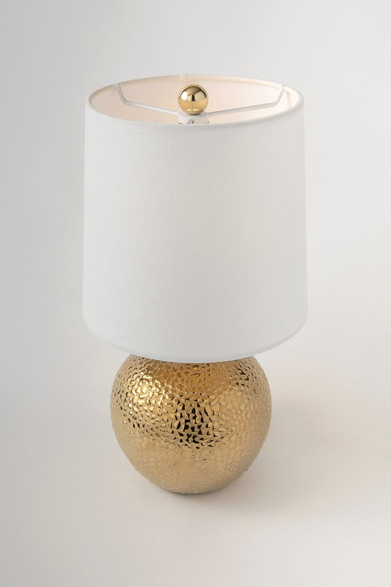 media image for heather 1 light table lamp by mitzi hl364201 gd 6 272