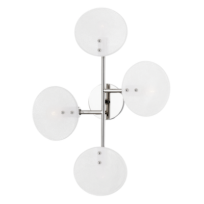 product image for giselle 4 light wall sconce by mitzi h428604 agb 6 28