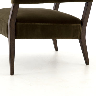 product image for Gary Club Chair In Olive Green 89