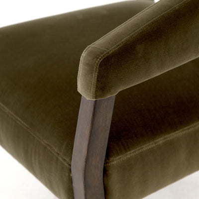 product image for Gary Club Chair In Olive Green 88