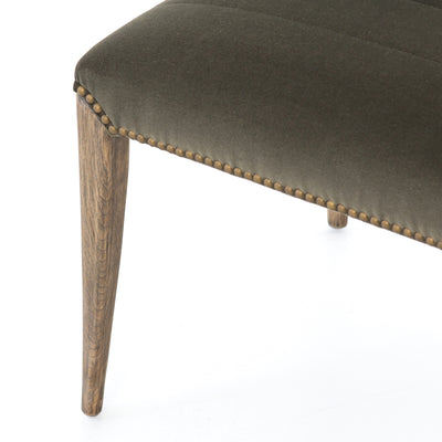 product image for Nate Dining Chair In Modern Velvet Loden 88