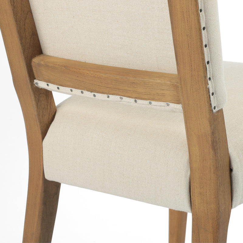 media image for La Row Dining Chair In Dark Linen 265