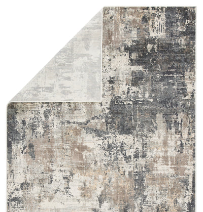 product image for sisario abstract gray gold rug design by jaipur 3 27