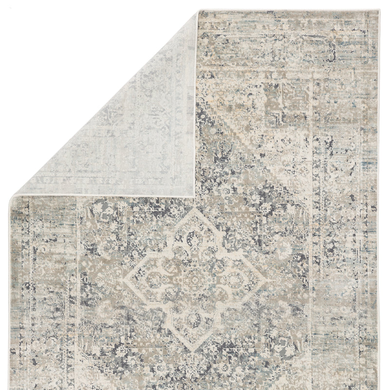 media image for kiev medallion rug in light gray gargoyle design by jaipur 3 229