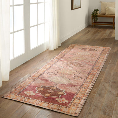 product image for jesse medallion orange pink area rug by jaipur living rug154710 4 13