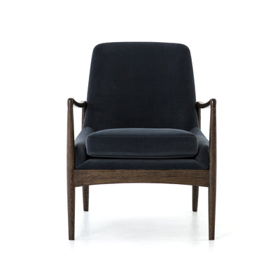 product image for Braden Chair In Modern Velvet Shadow 5