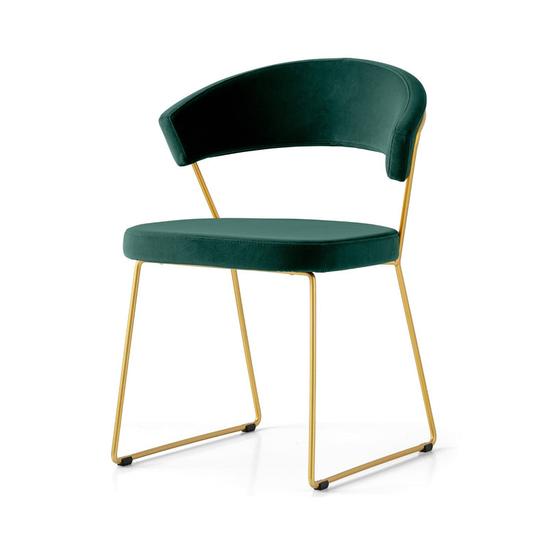 media image for new york painted brass metal chair by connubia cb102200033lslp00000000 1 261
