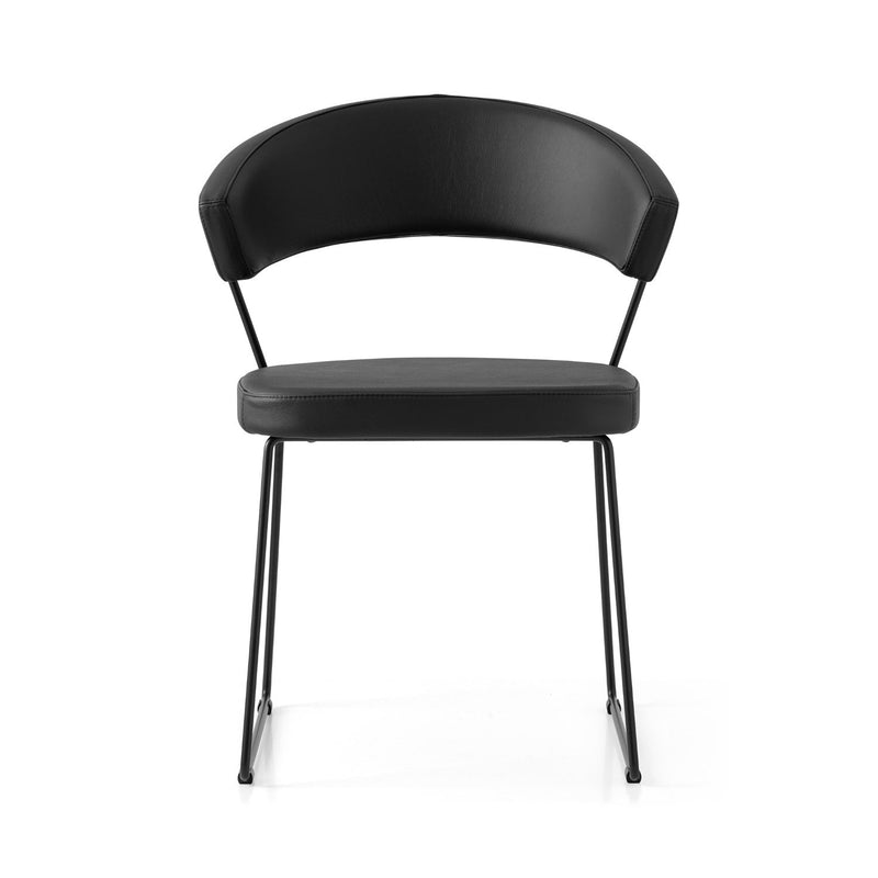 media image for new york black metal chair by connubia cb10220400156830000000a 2 219