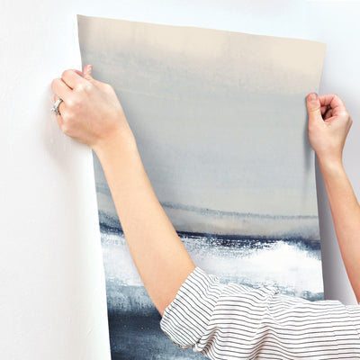 product image for Grounded Navy Wall Mural from Carol Benson-Cobb Signature Collection by York Wallcoverings 6