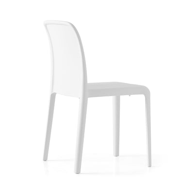 product image for bayo optic white polypropylene chair by connubia cb19830000940000000000a 4 25