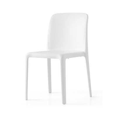 product image for bayo optic white polypropylene chair by connubia cb19830000940000000000a 1 4