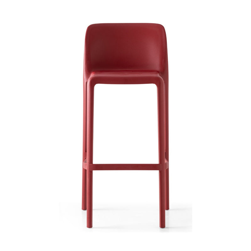 media image for bayo oxide red polypropylene bar stool by connubia cb198500003l0000000000a 2 238
