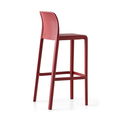 product image for bayo oxide red polypropylene bar stool by connubia cb198500003l0000000000a 4 80