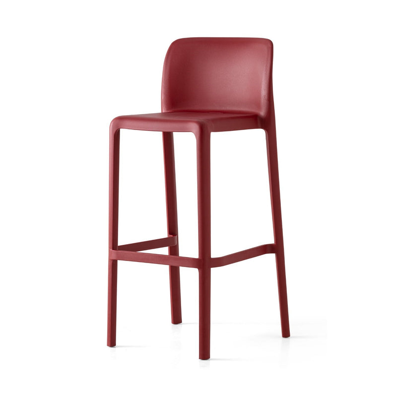 media image for bayo oxide red polypropylene bar stool by connubia cb198500003l0000000000a 1 28