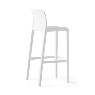 product image for bayo optic white polypropylene bar stool by connubia cb19850000940000000000a 4 74