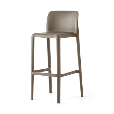 product image of bayo taupe polypropylene bar stool by connubia cb19850009000000000000a 1 597