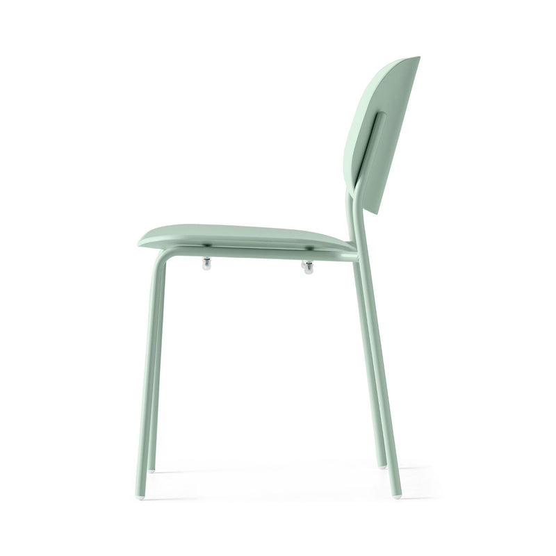 media image for yo matt thyme green metal chair by connubia cb198603008l08l00000000 3 218