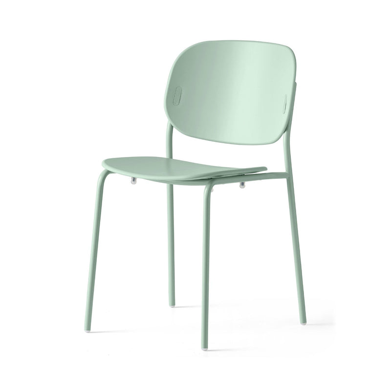 media image for yo matt thyme green metal chair by connubia cb198603008l08l00000000 1 228