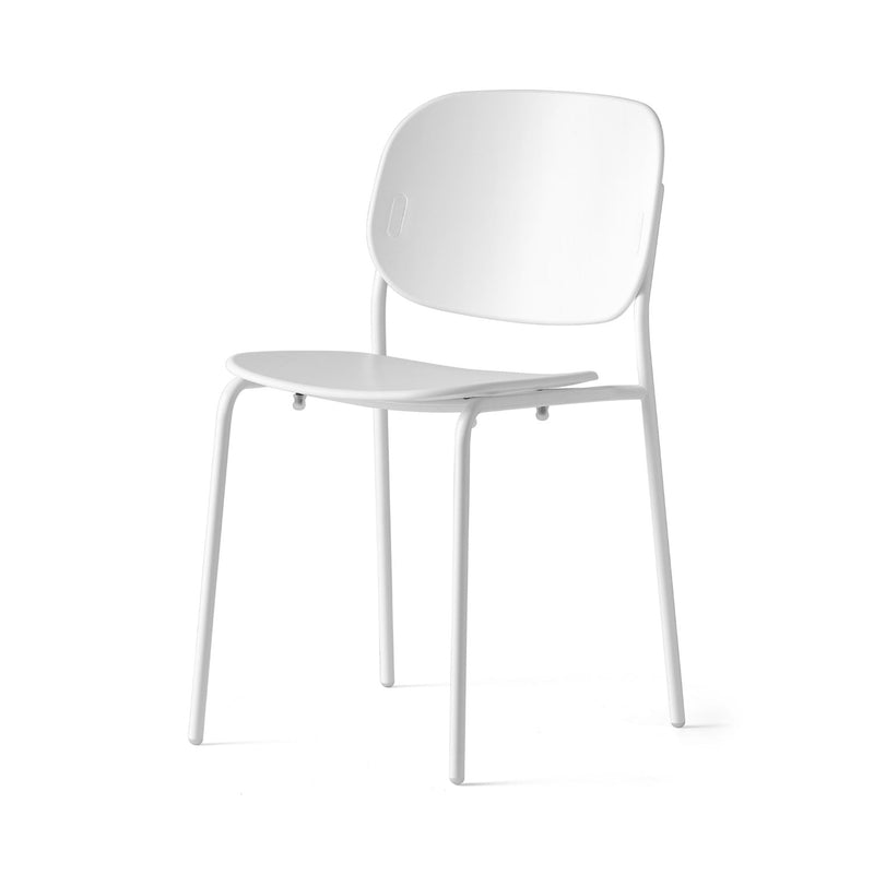media image for yo matt optic white metal chair by connubia cb198603009401500000000 1 276