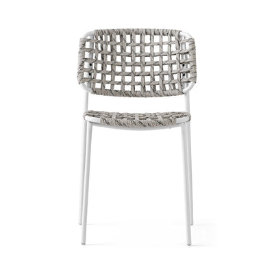 product image for yo matt optic white metal chair by connubia cb198603009401500000000 6 49