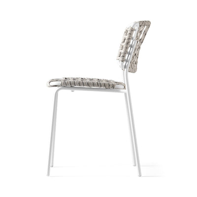 product image for yo matt optic white metal chair by connubia cb198603009401500000000 7 25