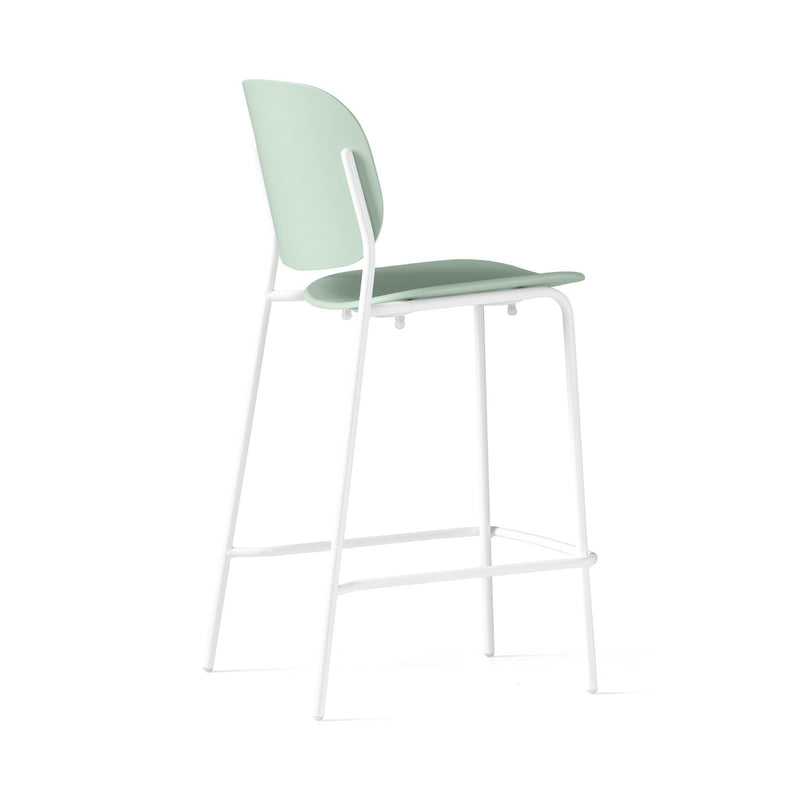 media image for yo optic white metal counter stool by connubia cb198700009401500000000 16 244
