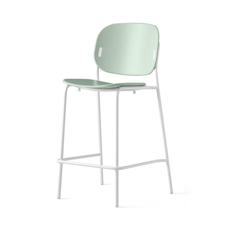 media image for yo optic white metal counter stool by connubia cb198700009401500000000 13 277