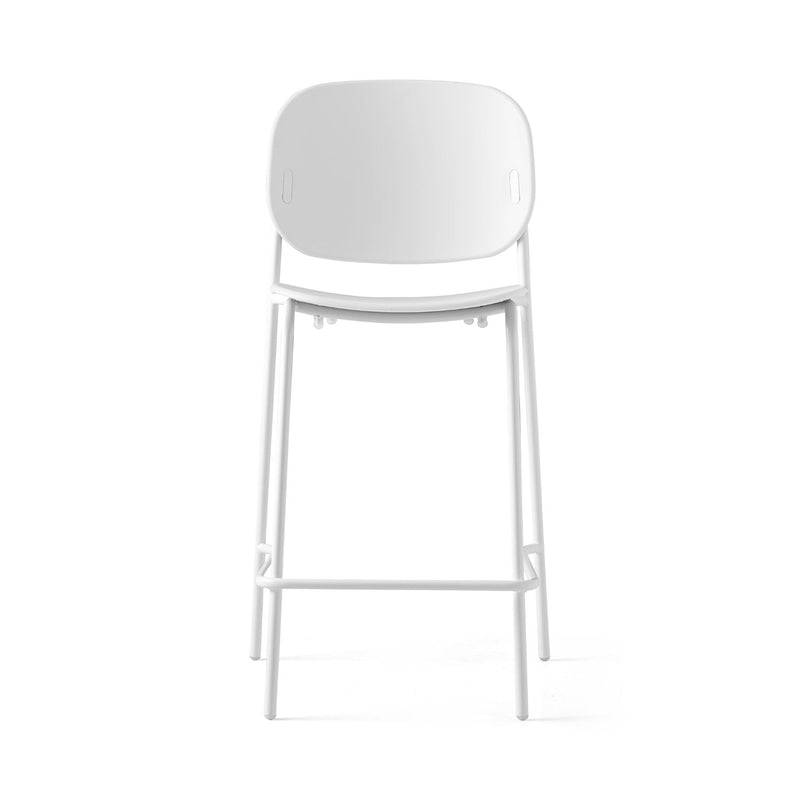 media image for yo optic white metal counter stool by connubia cb198700009401500000000 6 276