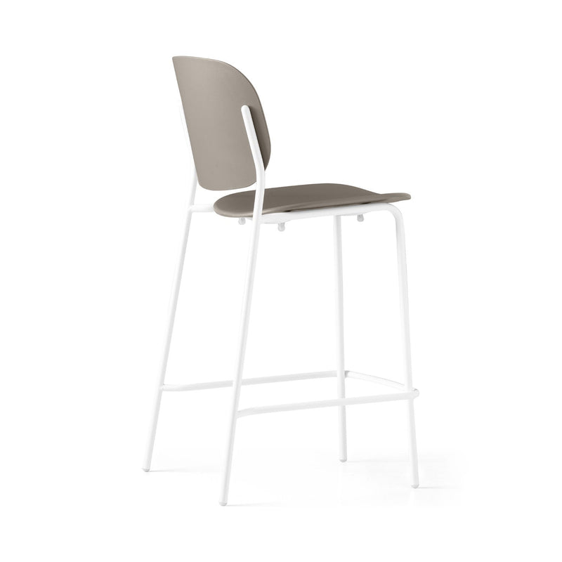 media image for yo optic white metal counter stool by connubia cb198700009401500000000 12 223