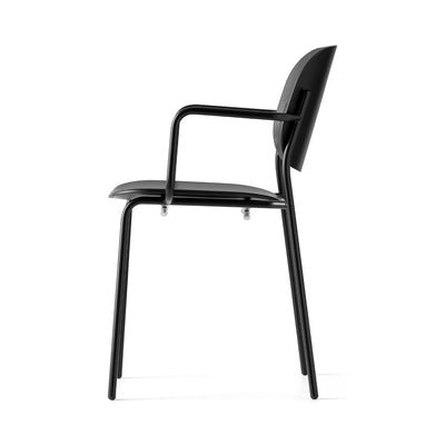 product image for yo matt black metal armchair by connubia cb199103001501500000000 3 1